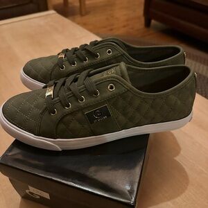 G by Guess Olive Quilted Sneakers